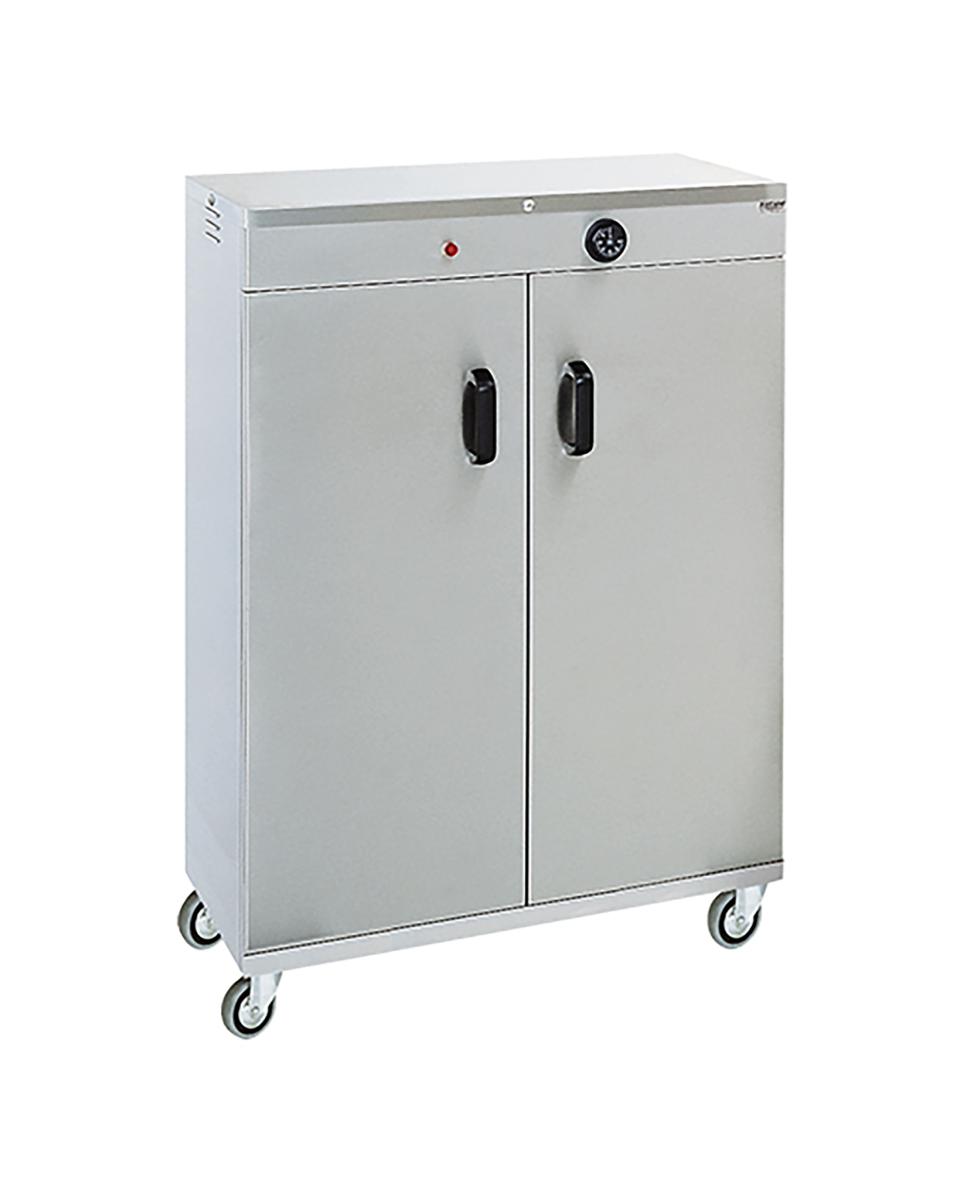 Warmhoudwagen - H 101.6 x 69.8 x 45.4 CM - 78 KG - 220 - 240 V - 700 W - RVS - +30°C / +90°C - 710062