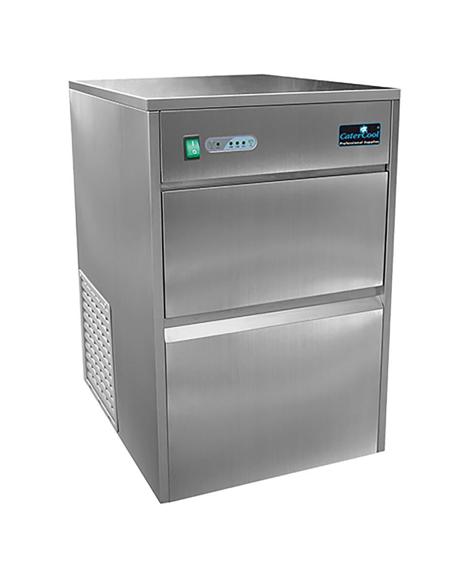 Ijsblokjesmachine - H 65.5 x 42 x 52.8 CM - 33 KG - 220 - 240 V - 220 W - Statische - R600A - RVS - CaterCool - 905625