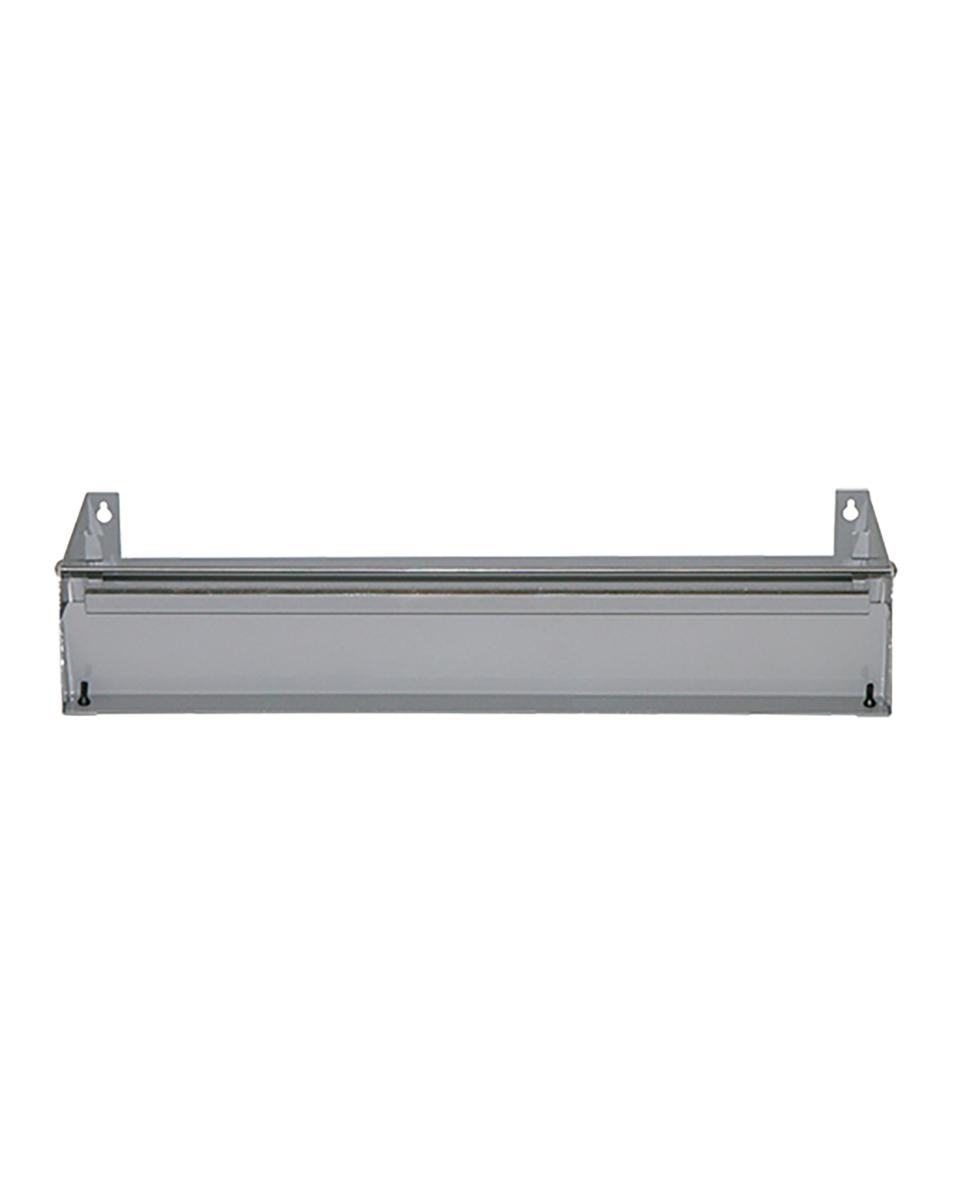 Folie-Dispenser - H 8.5 x 49 x 16 CM - 1.05 KG - Metaal - 024045