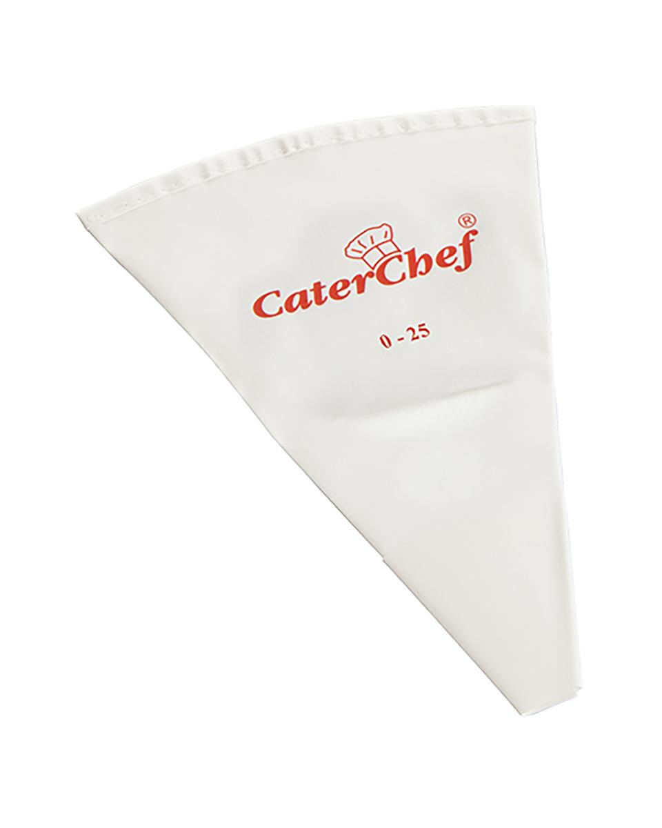 Spuitzak - 0.019 KG - 25 CM - Katoen - Wit - Caterchef - 050000