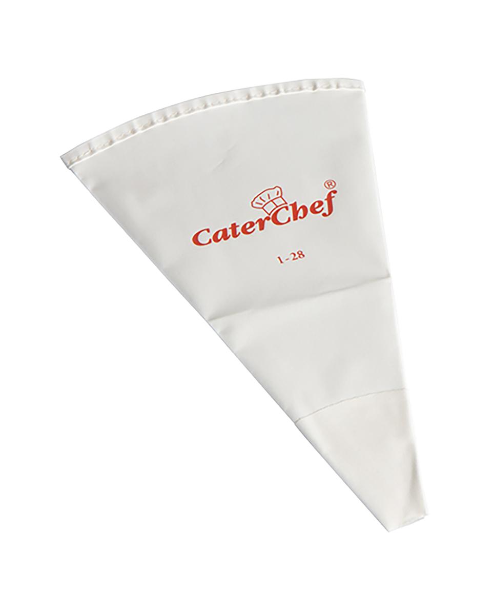 Spuitzak - 0.017 KG - 28 CM - Katoen - Wit - Caterchef - 050001