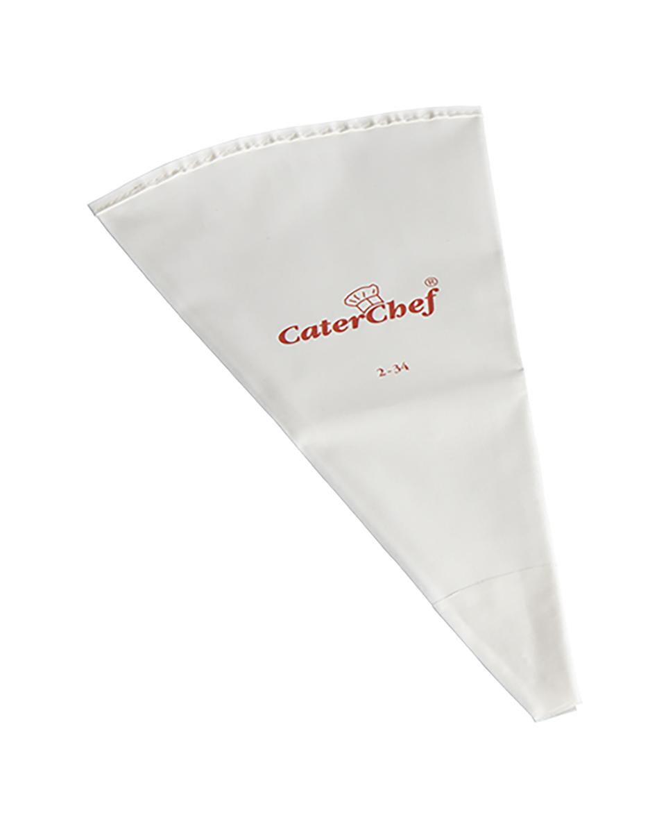 Spuitzak - 0.02 KG - 34 CM - Katoen - Wit - Caterchef - 050002