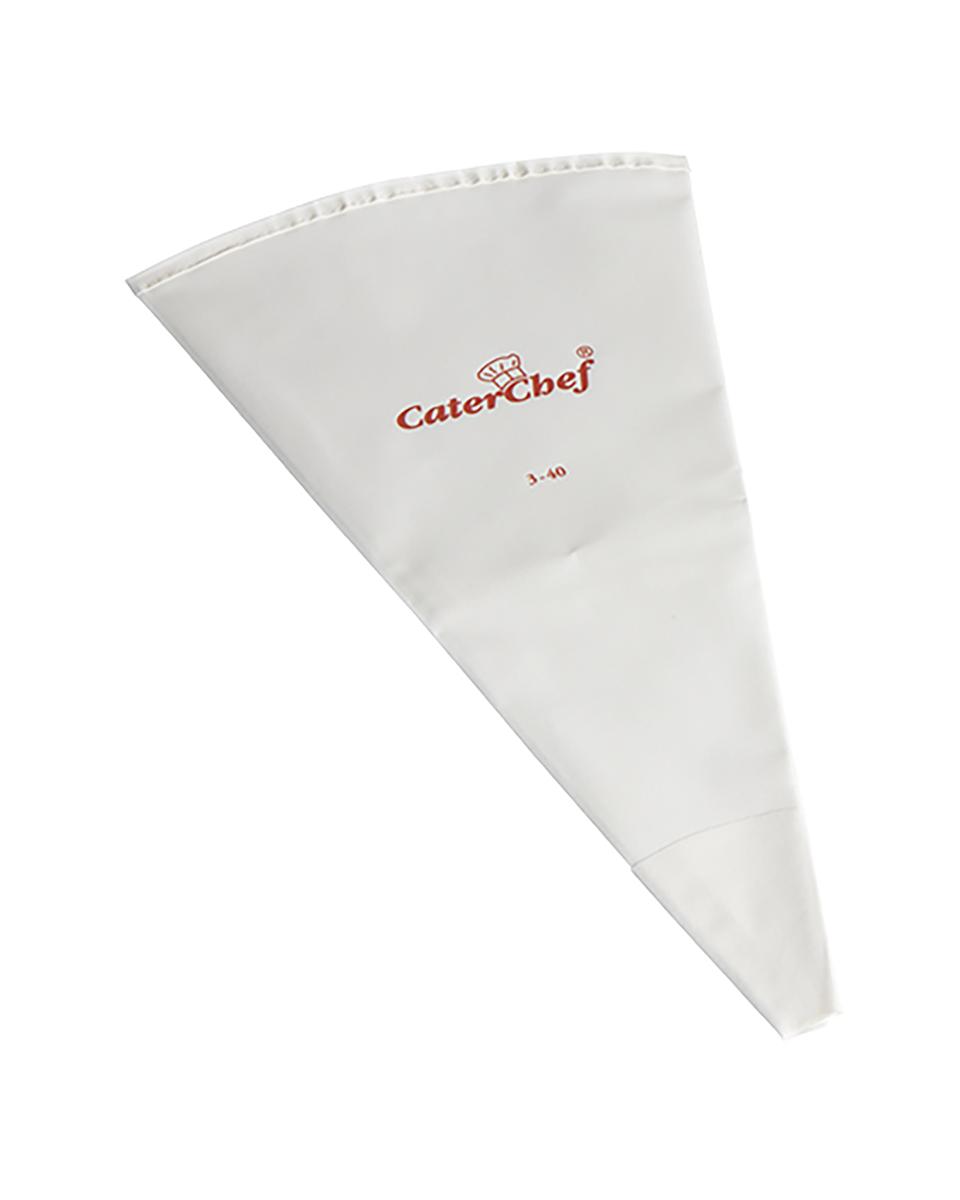 Spuitzak - 0.02 KG - 40 CM - Katoen - Wit - Caterchef - 050003