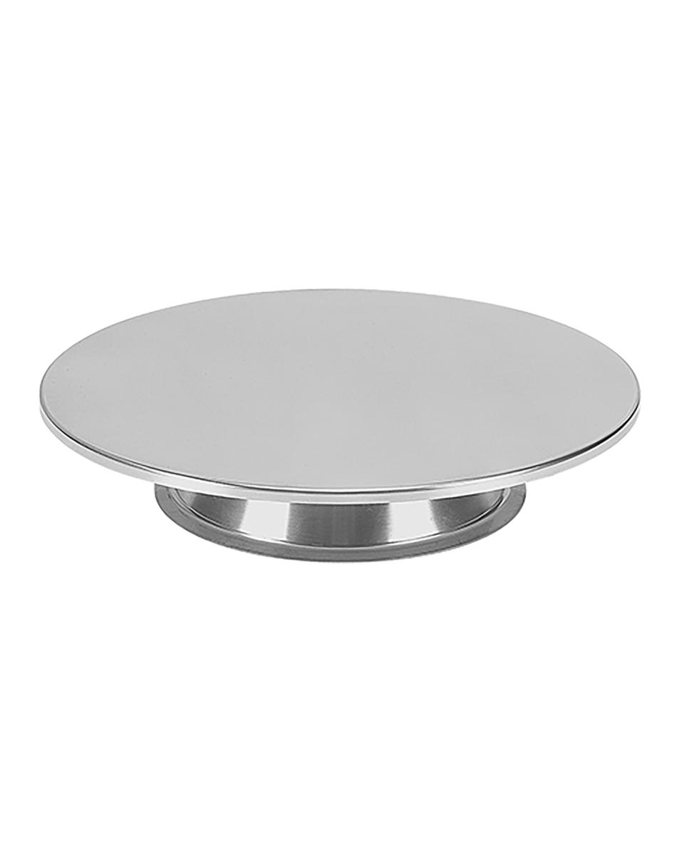 Taartstandaard - H 6 CM - 0.6 KG - Ø30 CM - RVS 18/08 - 055060