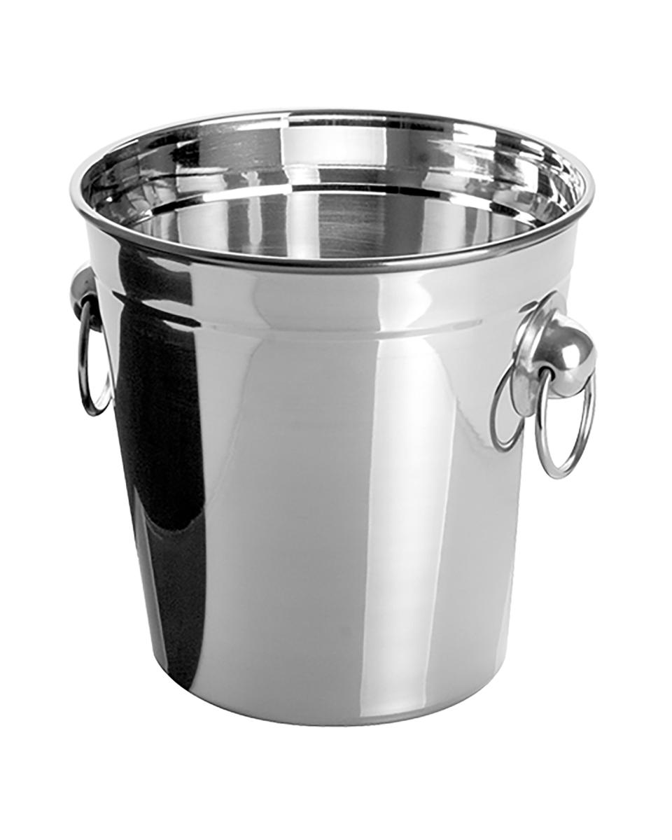 Wijnkoeler - H 13 CM - 0.123 KG - Ø14.5 CM - RVS - 1.4 Liter - 085040