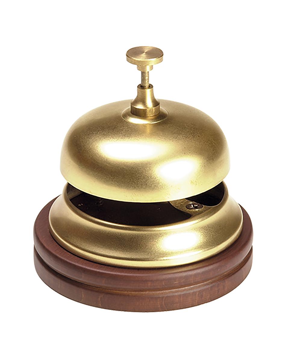 Bel (Balie/Receptie) - H 11 CM - 0.41 KG - Ø11 CM - Messing - 105001