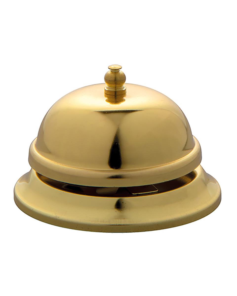 Bel (Balie/Receptie) - H 6 CM - 0.11 KG - Ø9 CM - Messing - 125010