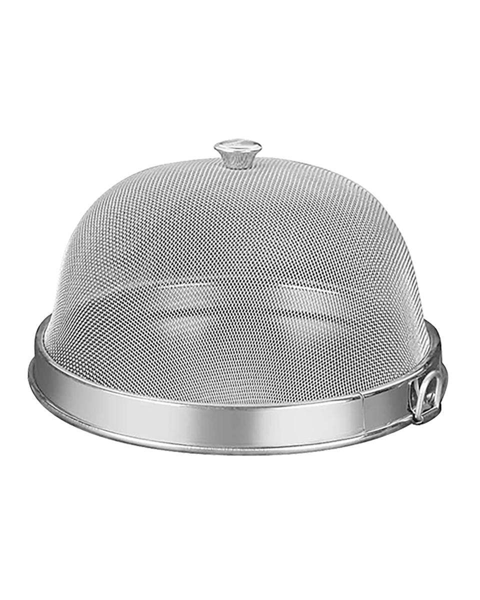 Afdekkap - H 15 CM - 0.34 KG - Ø30 CM - RVS - 142005
