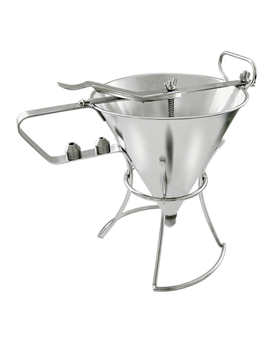 Doseer Giettrechter - 1 KG - Ø18.5 CM - RVS - 1.9 Liter - Louis Tellier - 208005