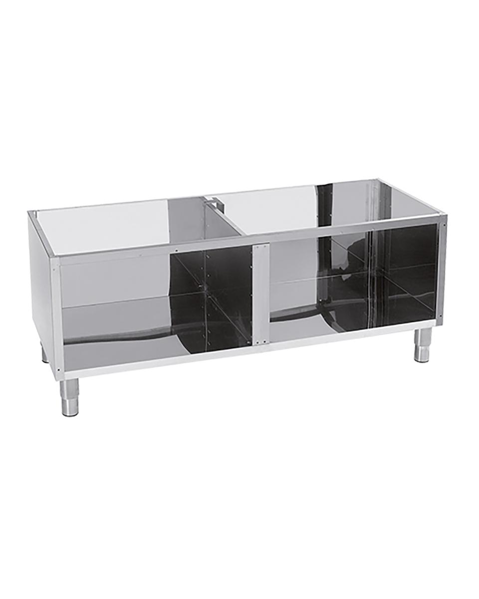 Onderkast - H 57 x 140 x 54 CM - 21 KG - RVS - 316067
