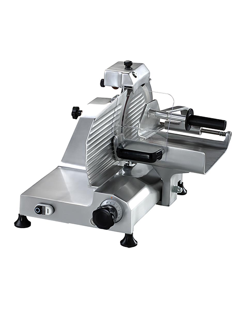 Vleessnijmachine - H 45 x 60 x 61 CM - 26 KG - 220 - 240 V - 245 W - Aluminium - Mach - 403003