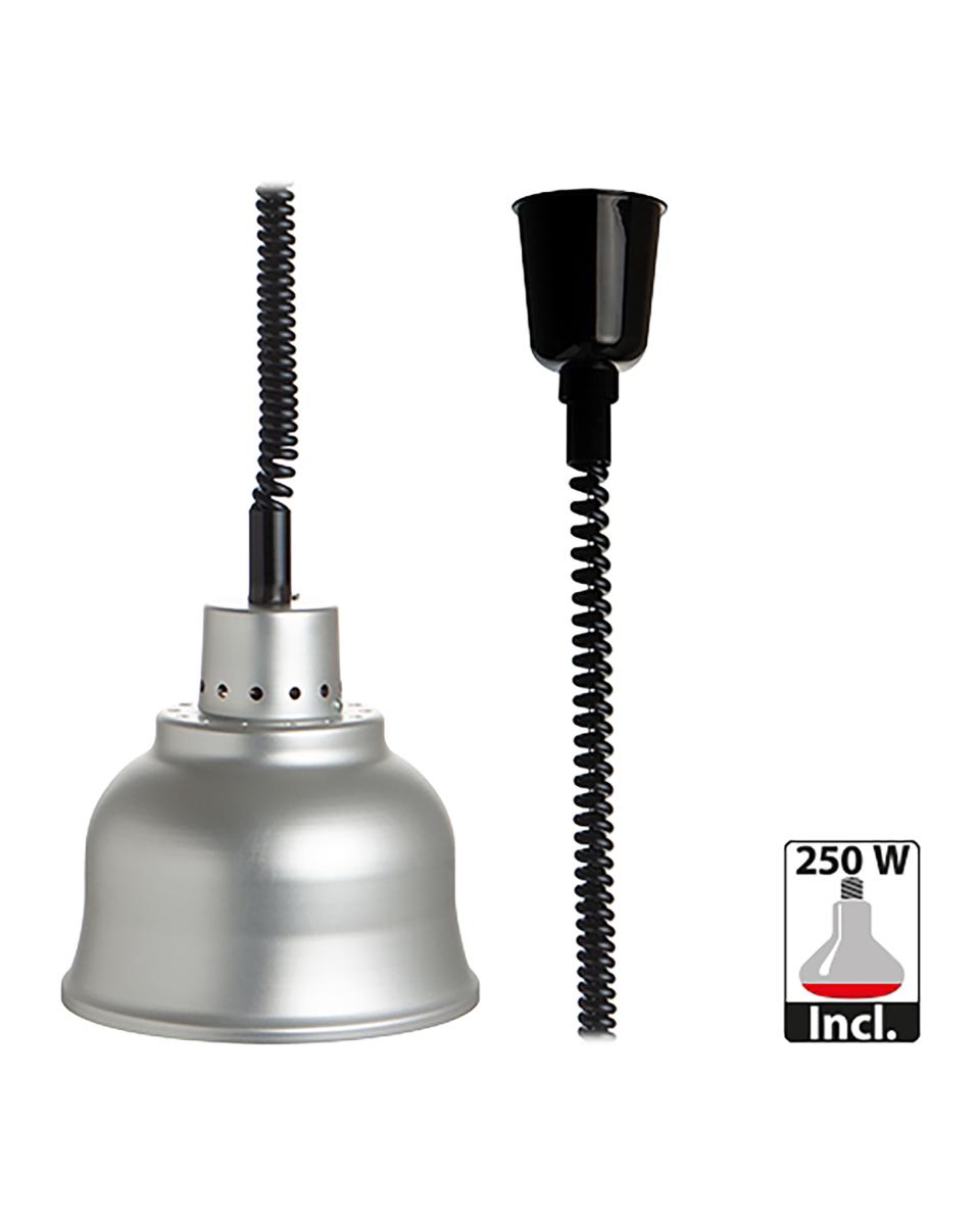 Warmhoudkap - H 22 CM - 1.2 KG - Ø22.5 CM - 220 - 240 V - Aluminium - Caterchef - 508020