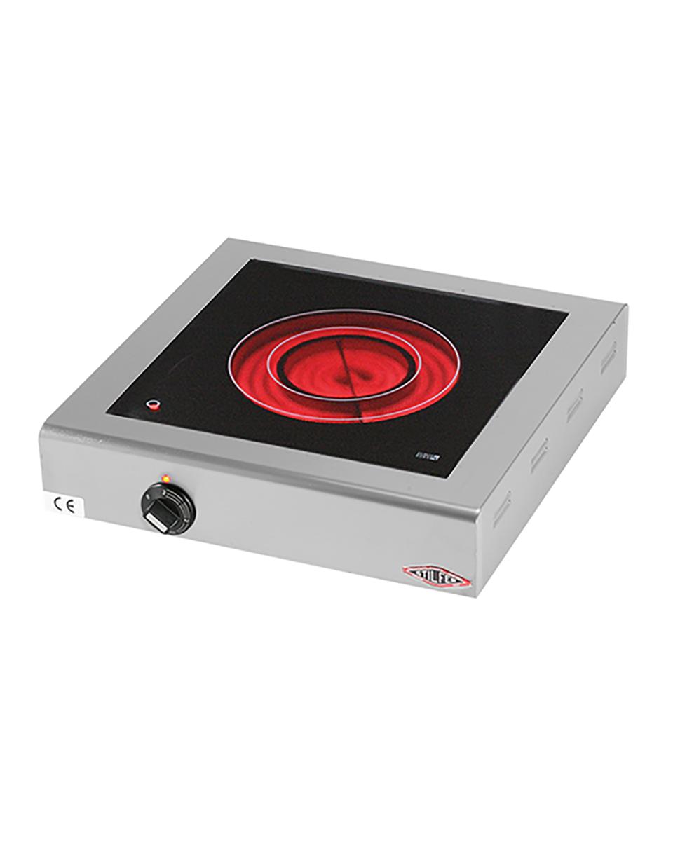 Kooktoestel - H 10.5 x 41.5 x 41.5 CM - 6 KG - 220 - 240 V - 2100 W - RVS - Keramisch - Stilfer - 527151