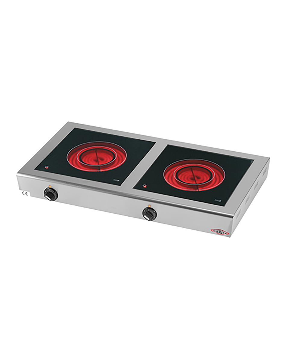 Kooktoestel - H 10.5 x 78.5 x 41.5 CM - 11 KG - 220 - 240 - Zonder - Stekker V - 2100 W - RVS - Keramisch - Stilfer - 527152
