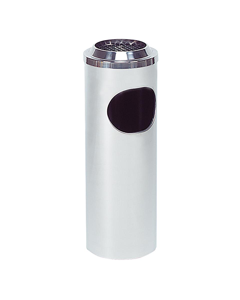 Afval Container - H 60 CM - 3.2 KG - Ø20 CM - RVS - 12 Liter - 553005
