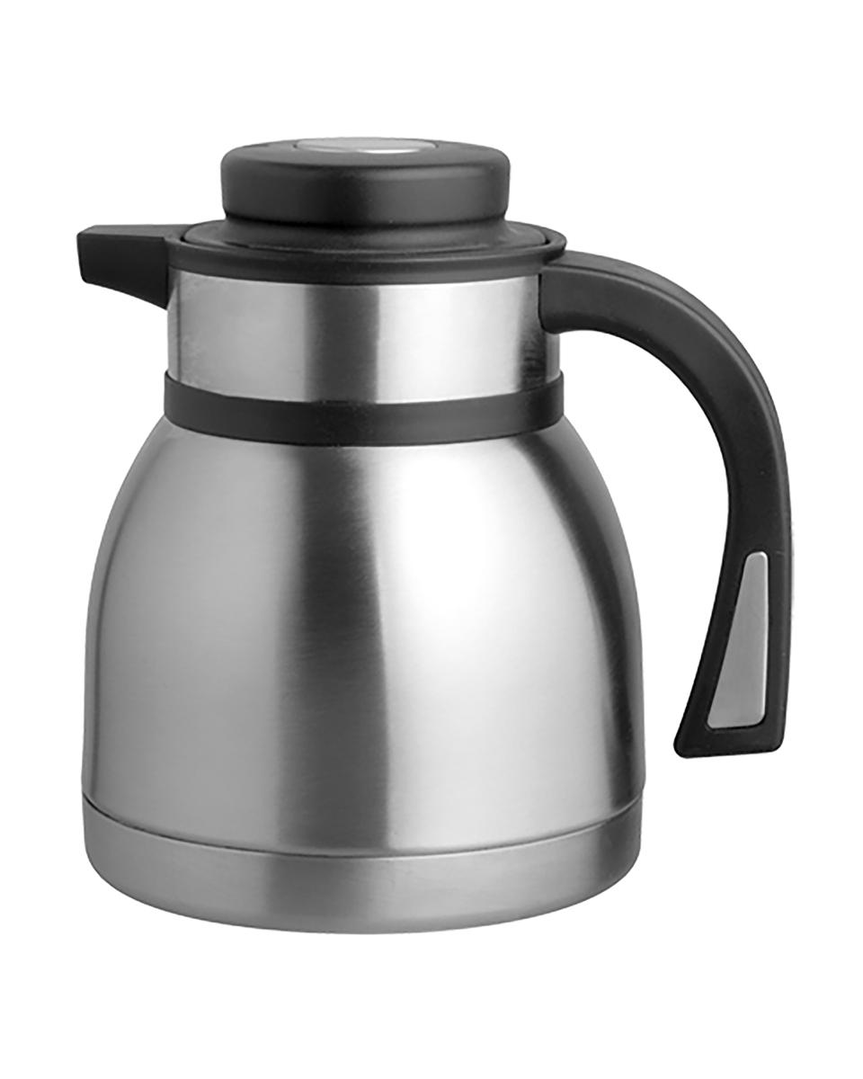 Isoleerkan - H 18 CM - 0.7 KG - RVS 18/10 - Zwart - 1 Liter - 595050