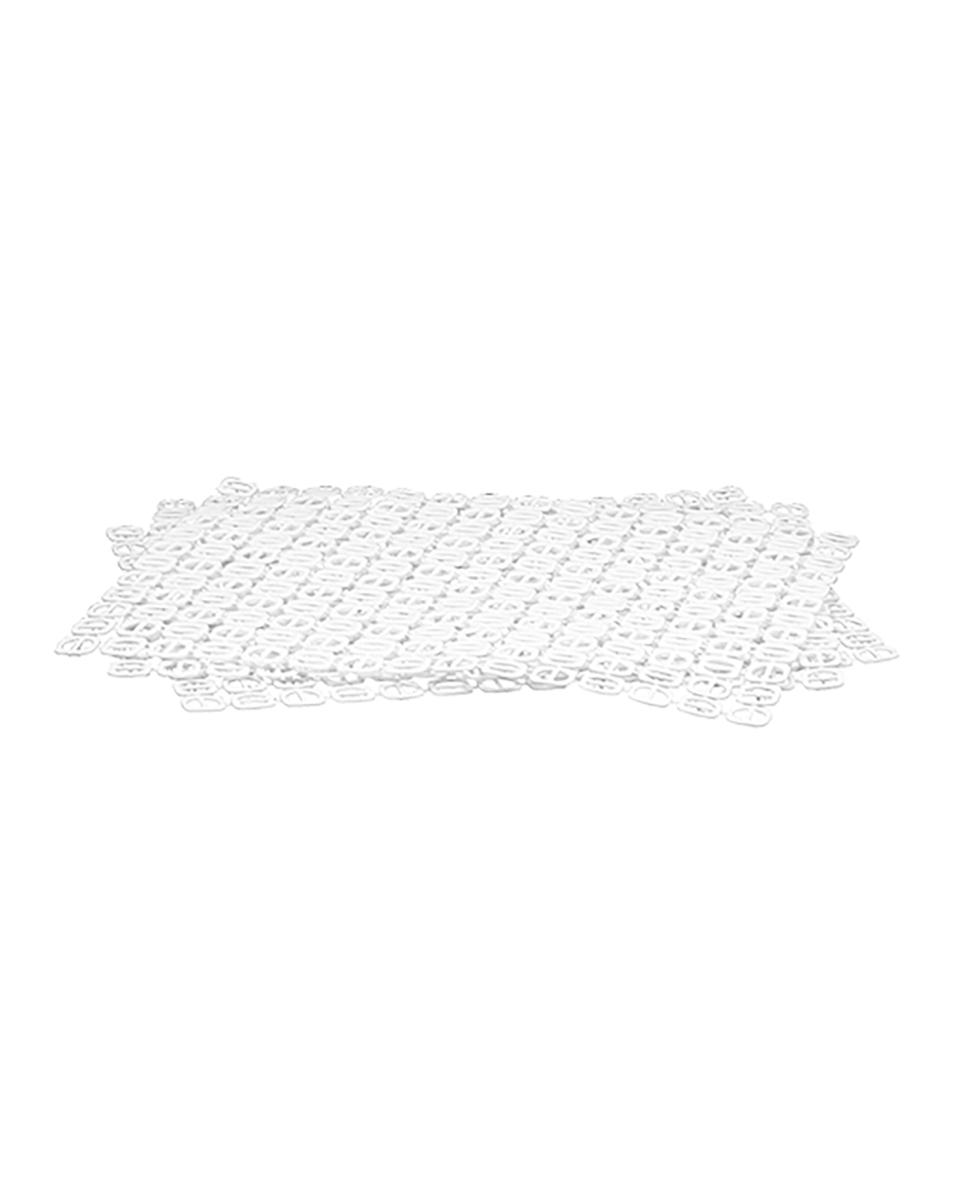 Glas-Afdruipmat - H 3 x 37 x 29.5 CM - 0.276 KG - Polyethyleen (Ldpe) - Denox - 600903