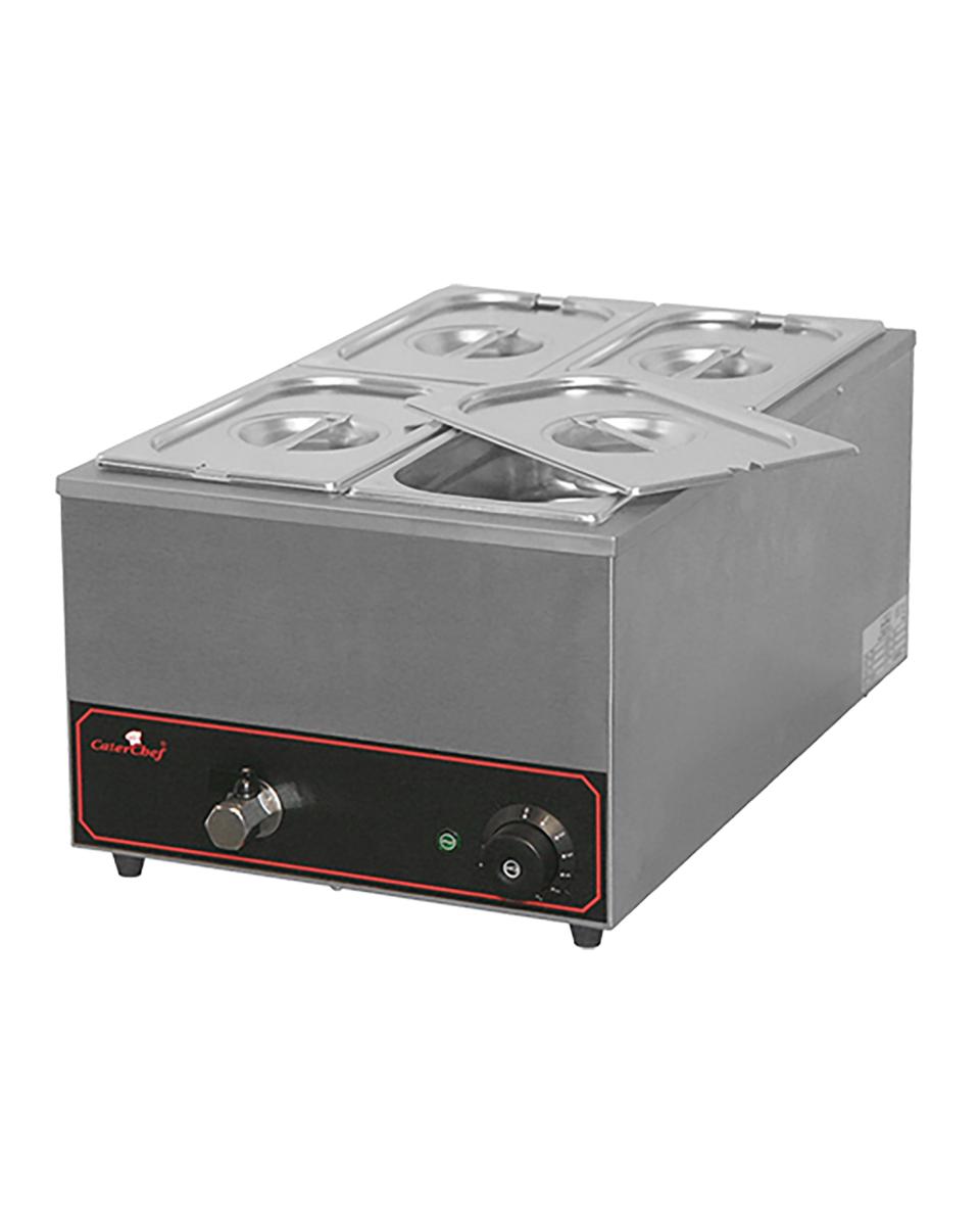 Bain Marie - H 25.5 x 35.4 x 59.5 CM - 8 KG - 220 - 240 V - 1200 W - RVS - Caterchef - 688033