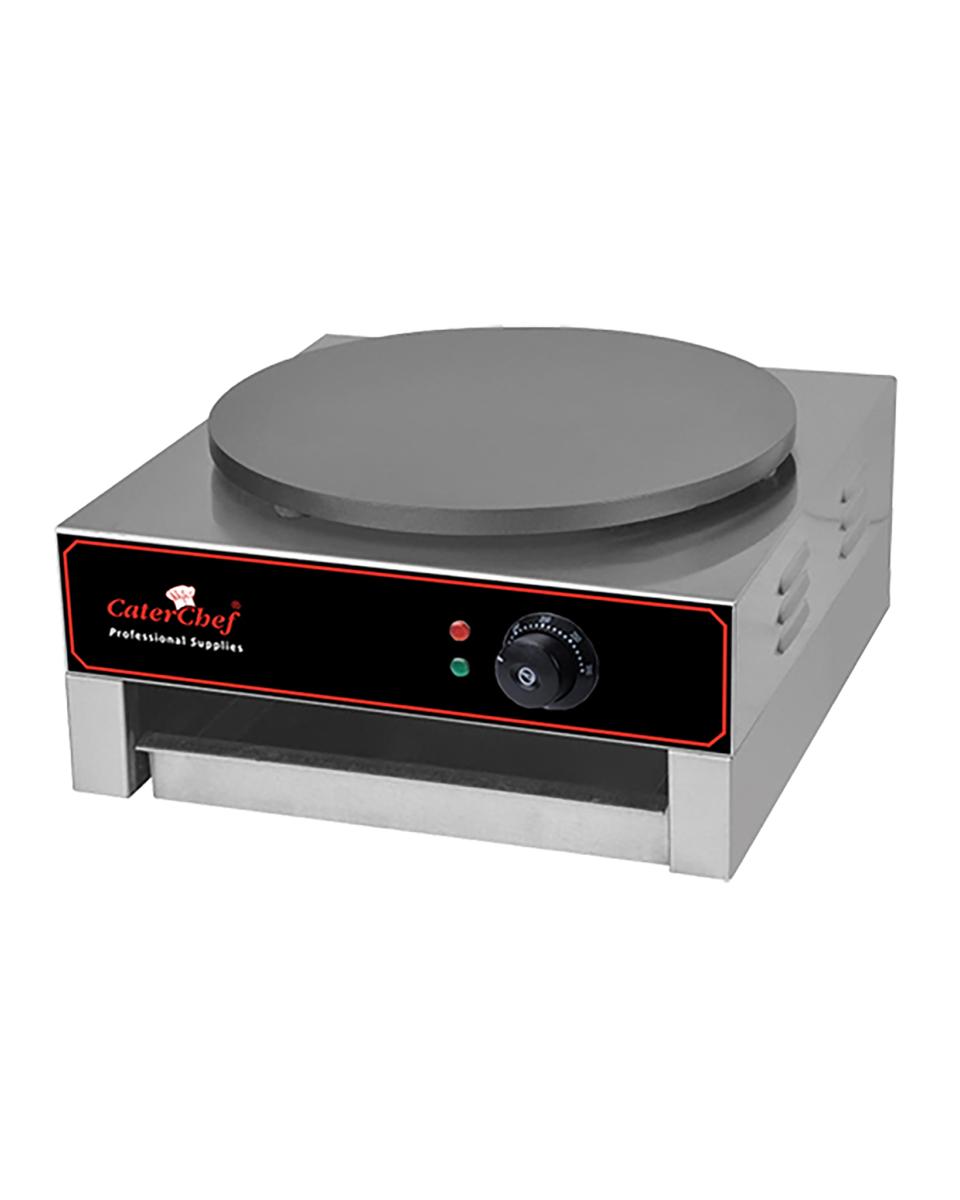Crêpe Bakapparaat - H 24 x 44.9 x 51 CM - 23 KG - Ø40 CM - 220-240V - 3000 W - Gietijzer - +0°C / +300°C - Caterchef - 688082