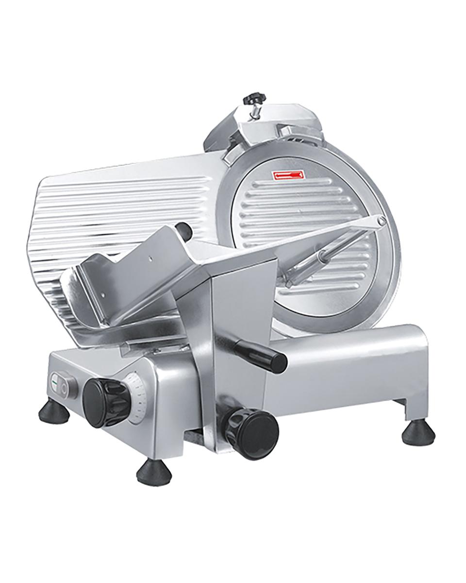 Vleessnijmachine - H 45 x 48 x 60.5 CM - 24.3 KG - 220 - 240 V - 420 W - Aluminium - Caterchef - 688330