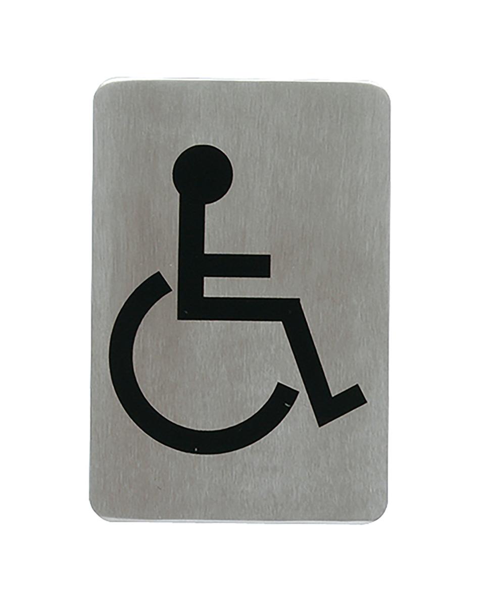 Infobord - H 11 x 6 CM - 0.05 KG - RVS - 705204