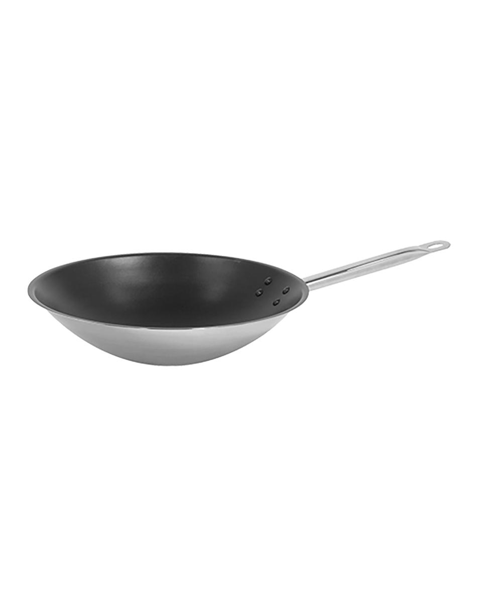 Wok - H 10 CM - 1.78 KG - Ø36 CM - RVS - 6 Liter - Pujadas - 720785