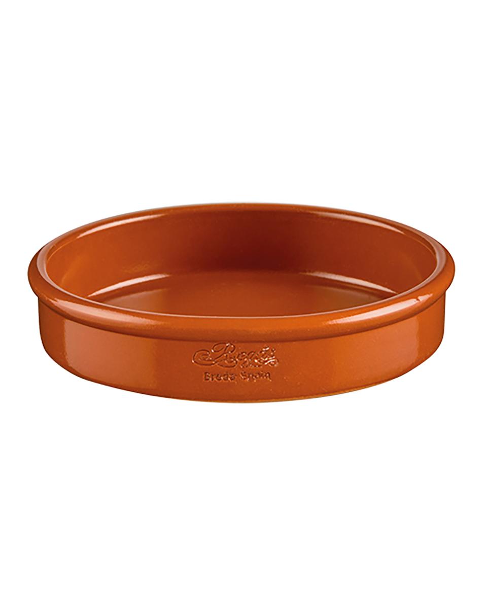 Cocotte - H 3.5 CM - 0.25 KG - Ø14 CM - Aardewerk - Terracotta - 0.3 Liter - Regas - 540102