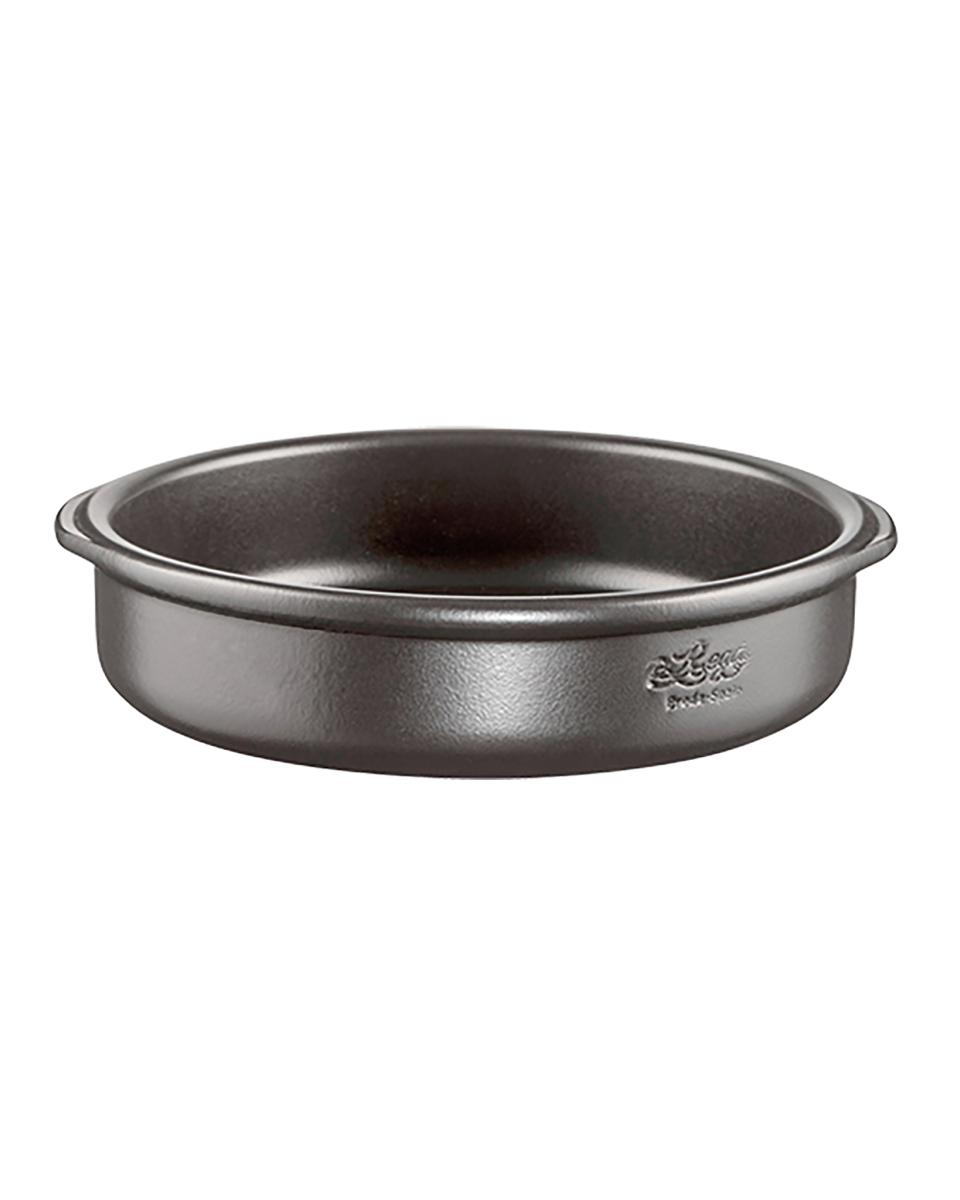 Casserole - H 5 CM - 0.6 KG - Ø20 CM - Aardewerk - Zwart - 0.7 Liter - Regas - 540011