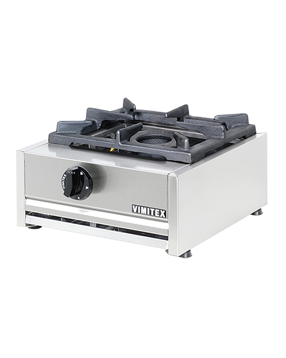 Kooktoestel - H 20 x 38.5 x 40 CM - 10 KG - Aardgas - 7 CM - RVS - Gas - Vimitex - 305001