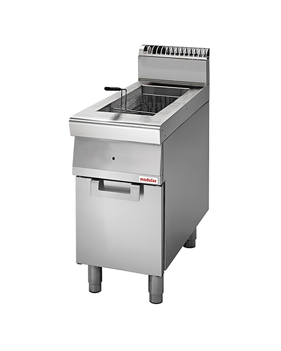 Friteuse - H 85 x 40 x 70 CM - 41 KG - Aardgas - 11 CM - RVS - 13 Liter - Gas - Modular - 316730