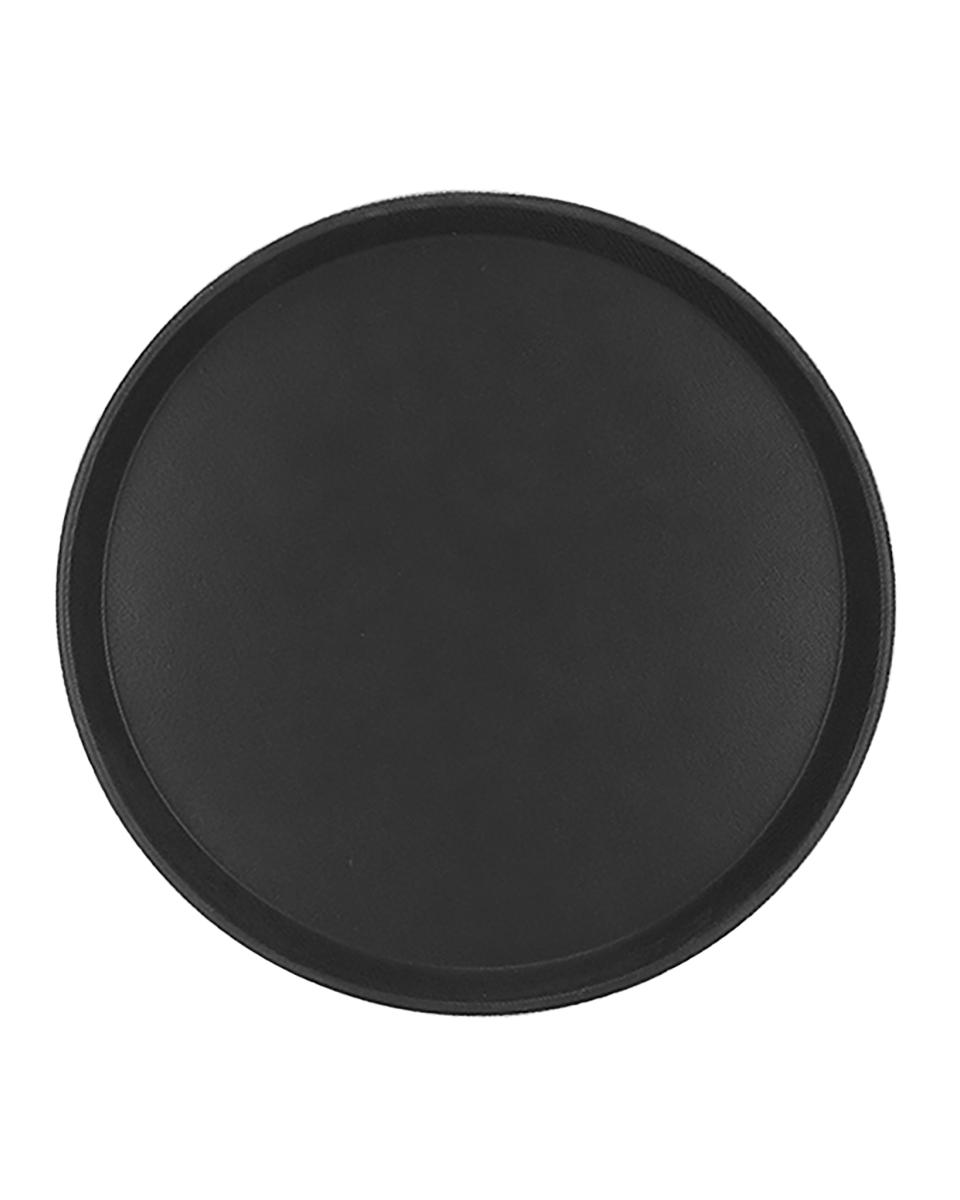 Dienblad - 0.358 KG - Ø28 CM - Glass Fiber - Zwart - Caterchef - 430028