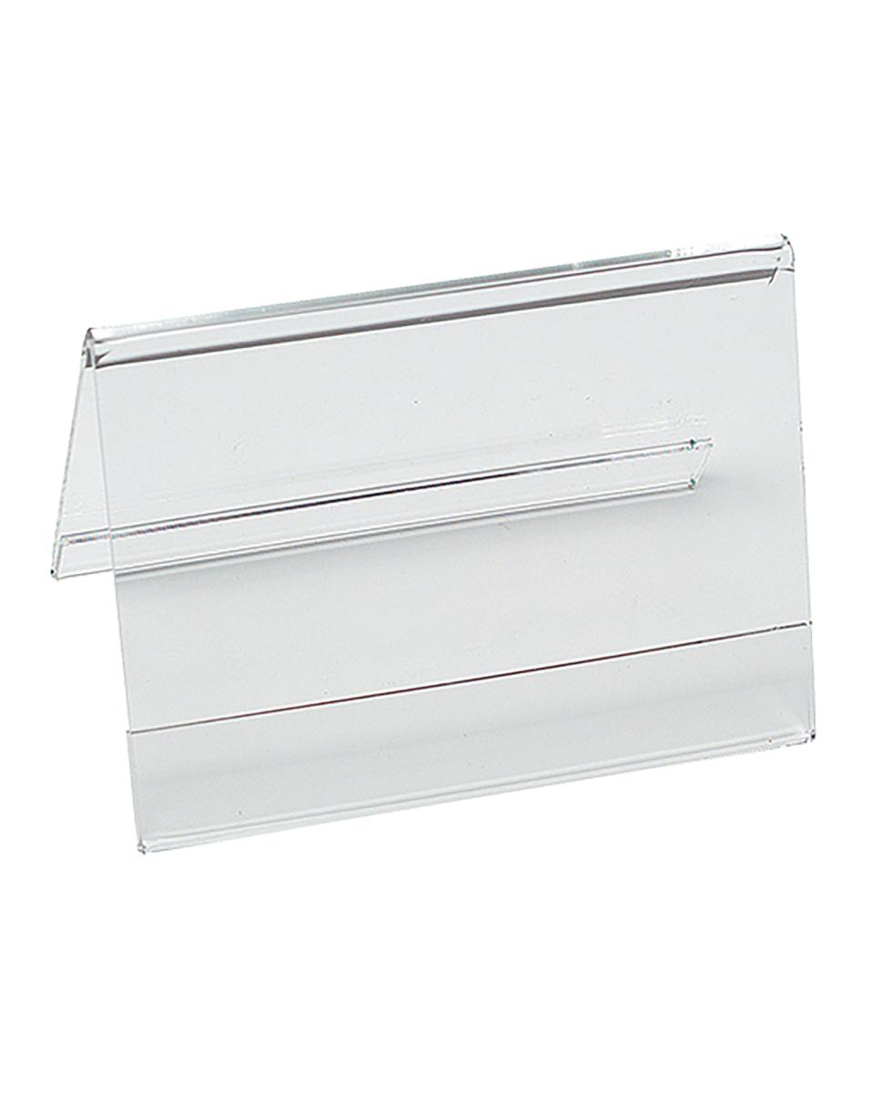 Menu Standaard - H 7.5 x 12 x 6 CM - 0.055 KG - plexiglas - Transparant - 880001