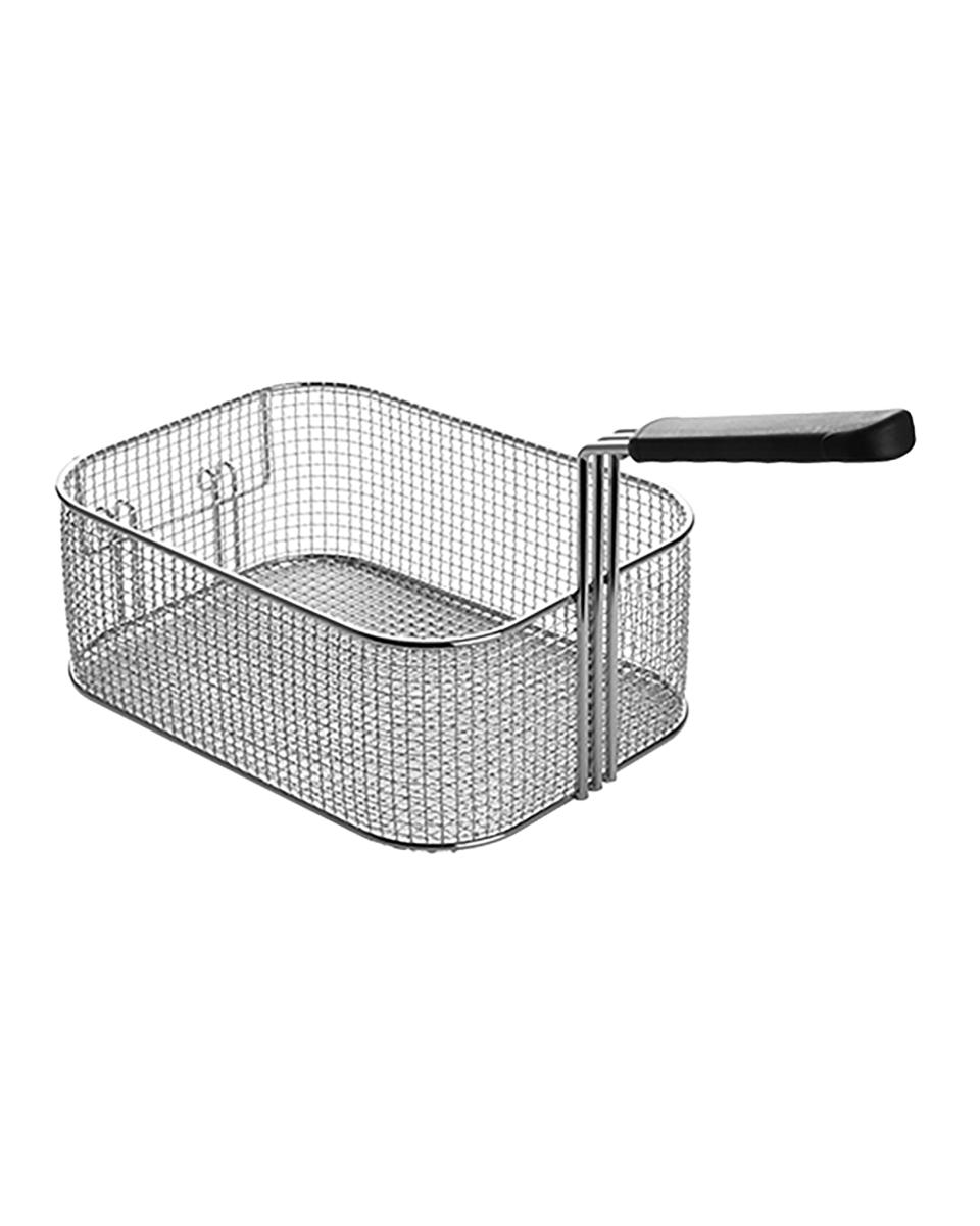 Frituurmand - H 11 x 22 x 30 CM - 1.5 KG - RVS - 316853