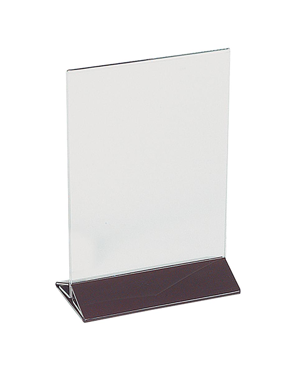 Menu Standaard - H 18 x 13 x 7 CM - 0.2 KG - plexiglas - Transparant - 880011