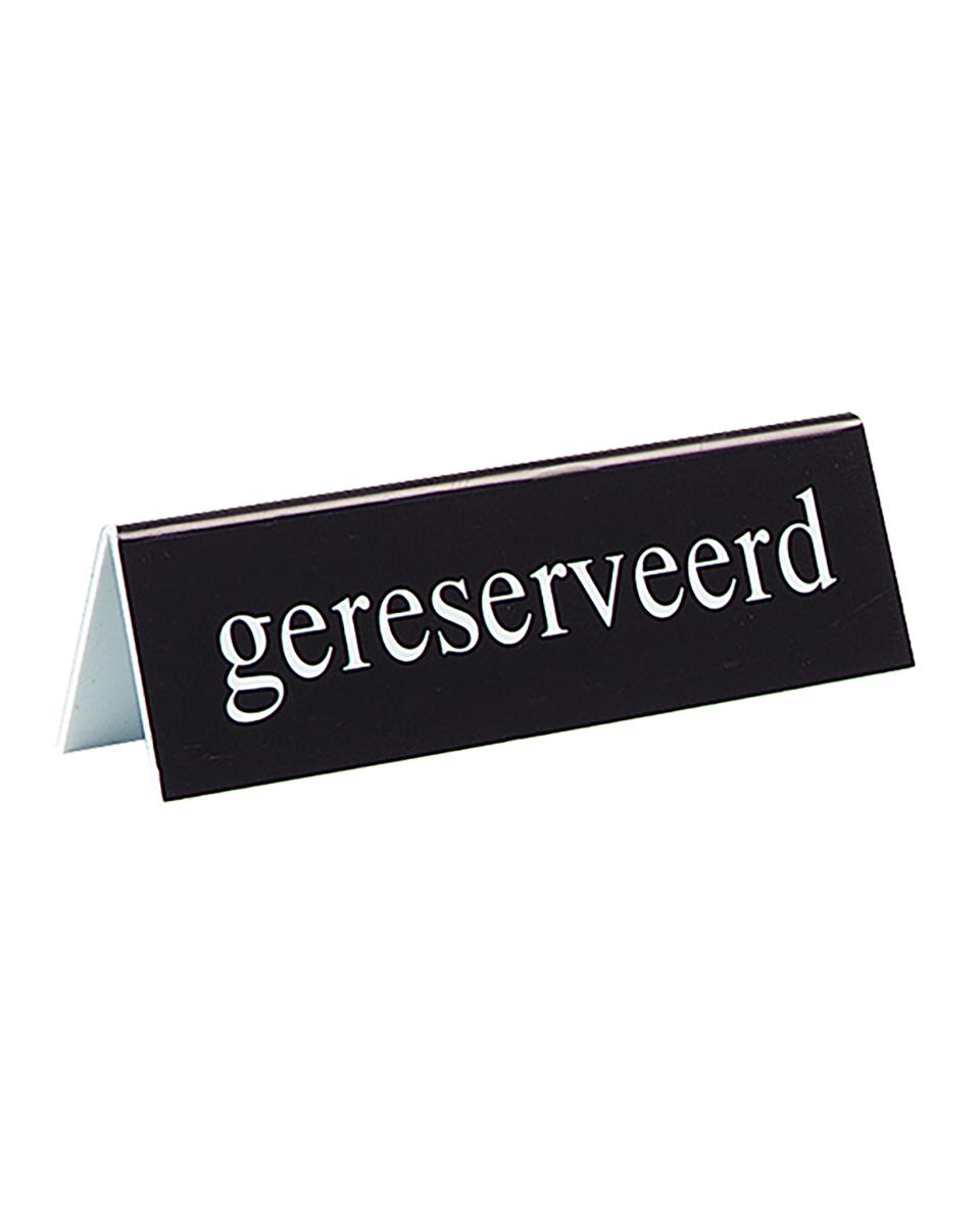Tafelbord - H 4 x 13 x 3.5 CM - 0.1 KG - polystyreen - Zwart - 880020