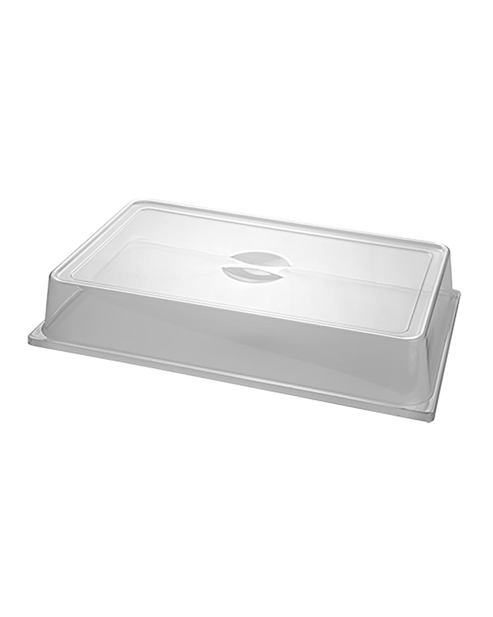 Afdekkap Buffetvitrine - 1/1 GN - H 9.5 x 53 x 32.5 CM - Polycarbonaat - Transparant - -30°C / +100°C - Afdekkap - 235085