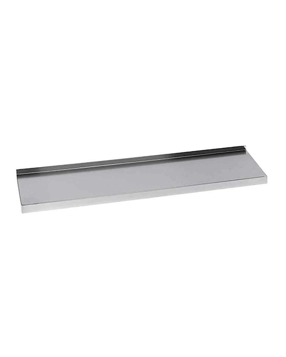 Wandplank - H 4 x 160 x 30 CM - 3.9 KG - RVS - Multinox - 317083