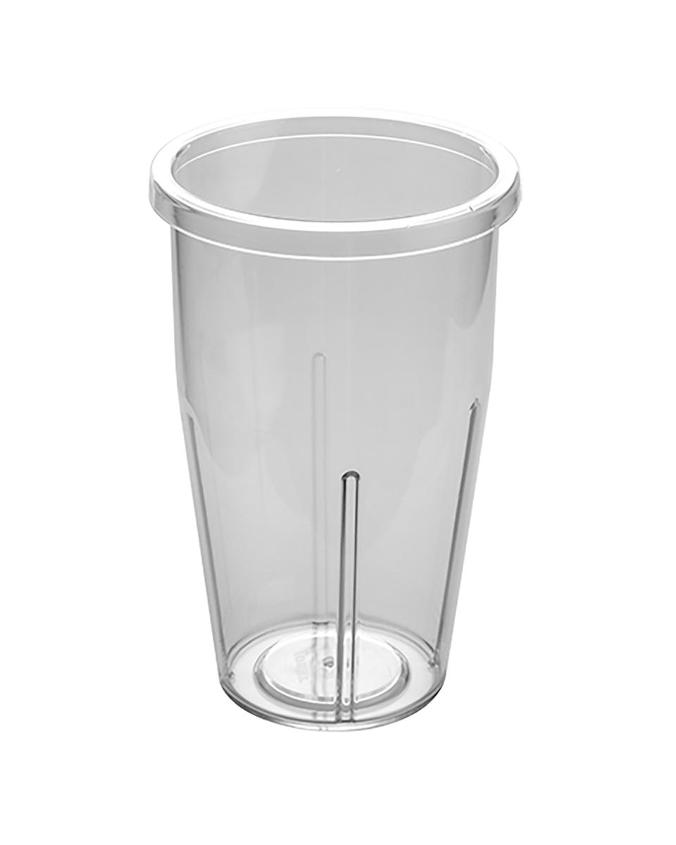 Mengbeker - 0.005 KG - Polycarbonaat - Transparant - 0.5 Liter - 523901