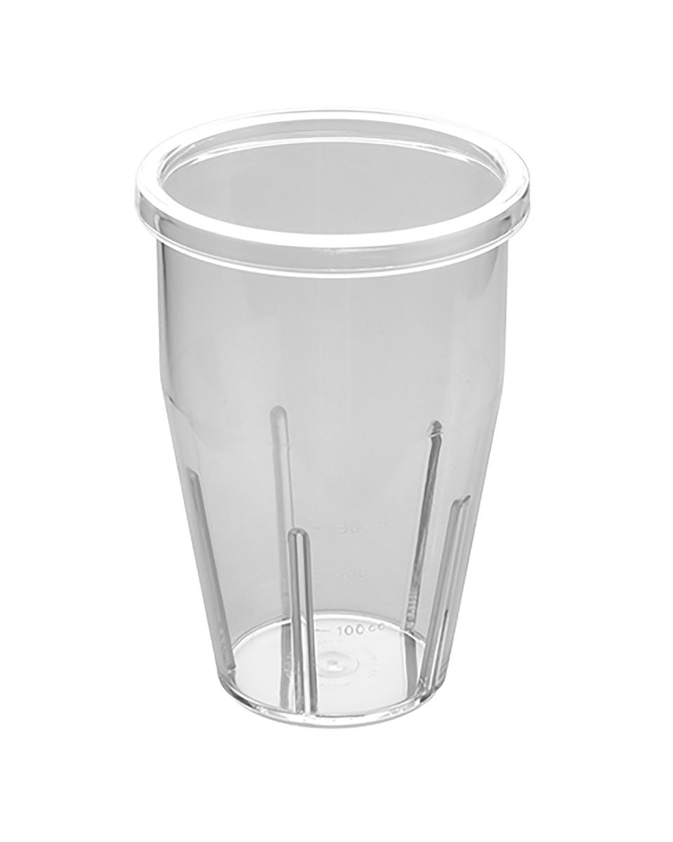 Mengbeker - 0.001 KG - Polycarbonaat - Transparant - 0.8 Liter - 542901