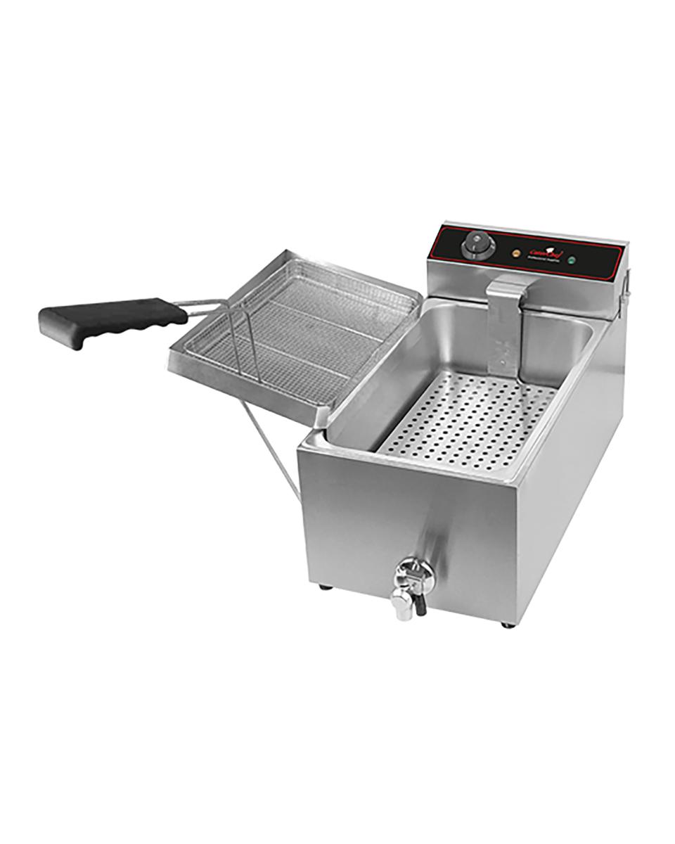 Friteuse - H 37 x 34.1 x 70.8 CM - 0.001 KG - 220 - 240 V - 2000 W - RVS - 15 Liter - Elektrisch - Caterchef - 688015
