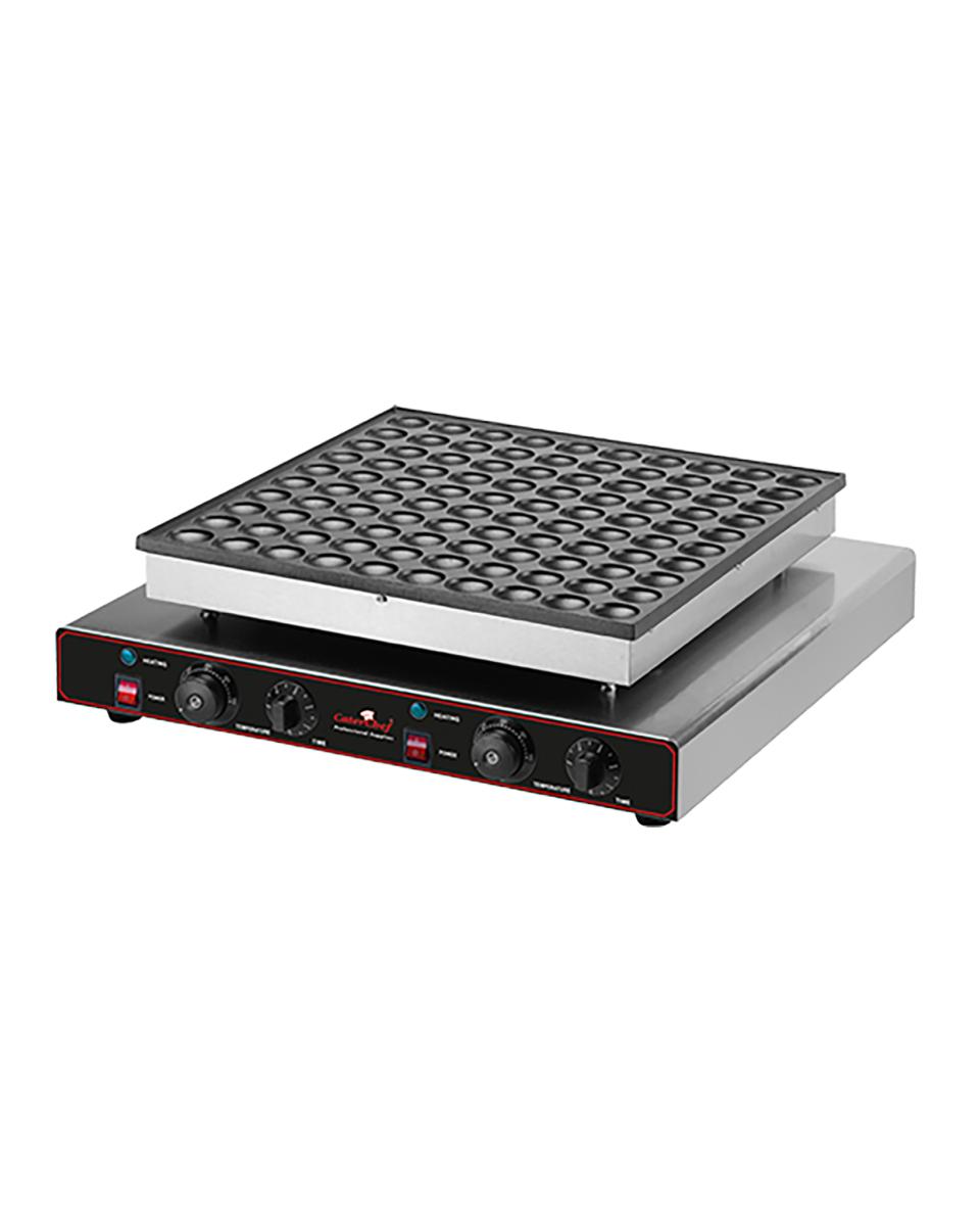 Poffertjes Bakapparaat - H 17 x 55 x 60 CM - 16.7 KG - 220 - 240 V - 3000 W - +0°C / +300°C - Caterchef - 680255