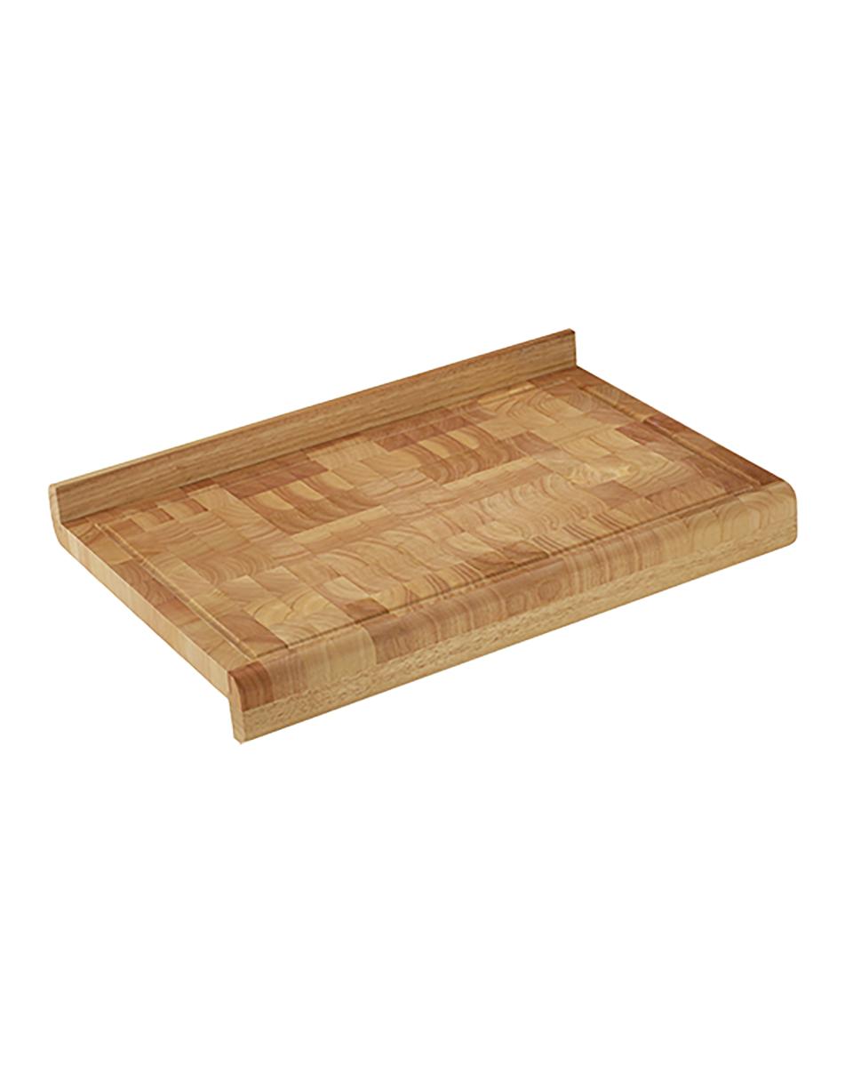 Trancheerplank - H 7 x 60 x 40 CM - 5.048 KG - Rubberboomhout - Zassenhaus - 892090
