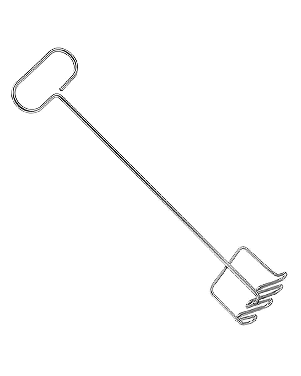 Etenstamper - 0.52 KG - 58 CM - RVS - 894026
