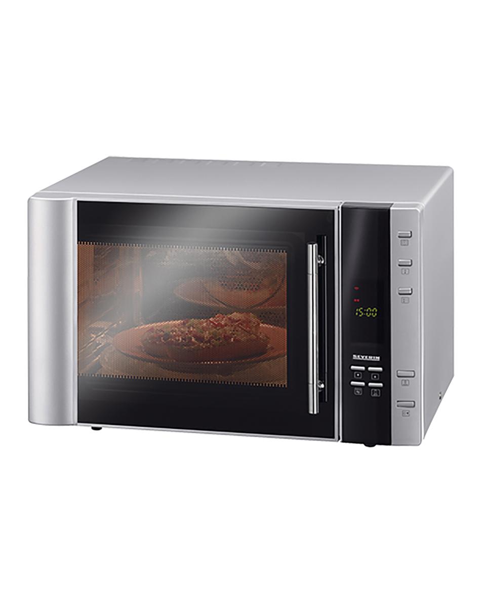 Magnetron - H 33 x 51 x 52.5 CM - 17.978 KG - 220 - 240 V - 900 W - RVS - 30 Liter - +140°C / +230°C - Severin - 910045