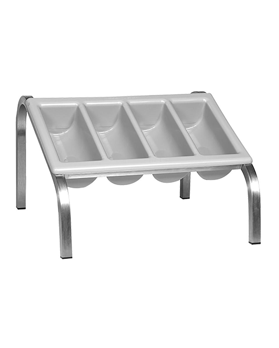 Bestekuitgifte Unit - H 32.8 x 52.6 x 51 CM - 5 KG - RVS - Grijs - 921014