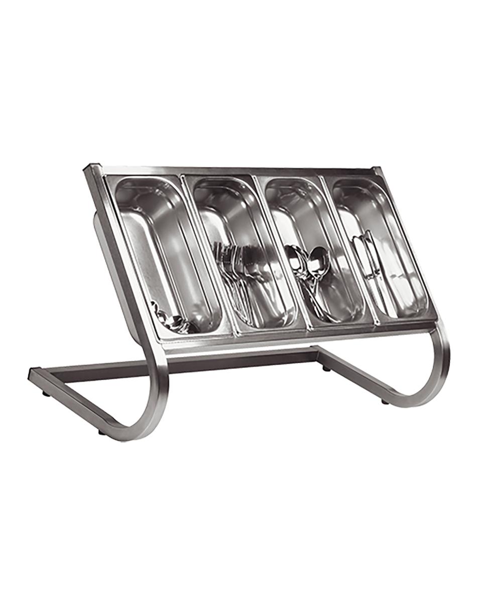 Bestekuitgifte Unit - H 43 x 73.8 x 31 CM - 10 KG - RVS - 921034