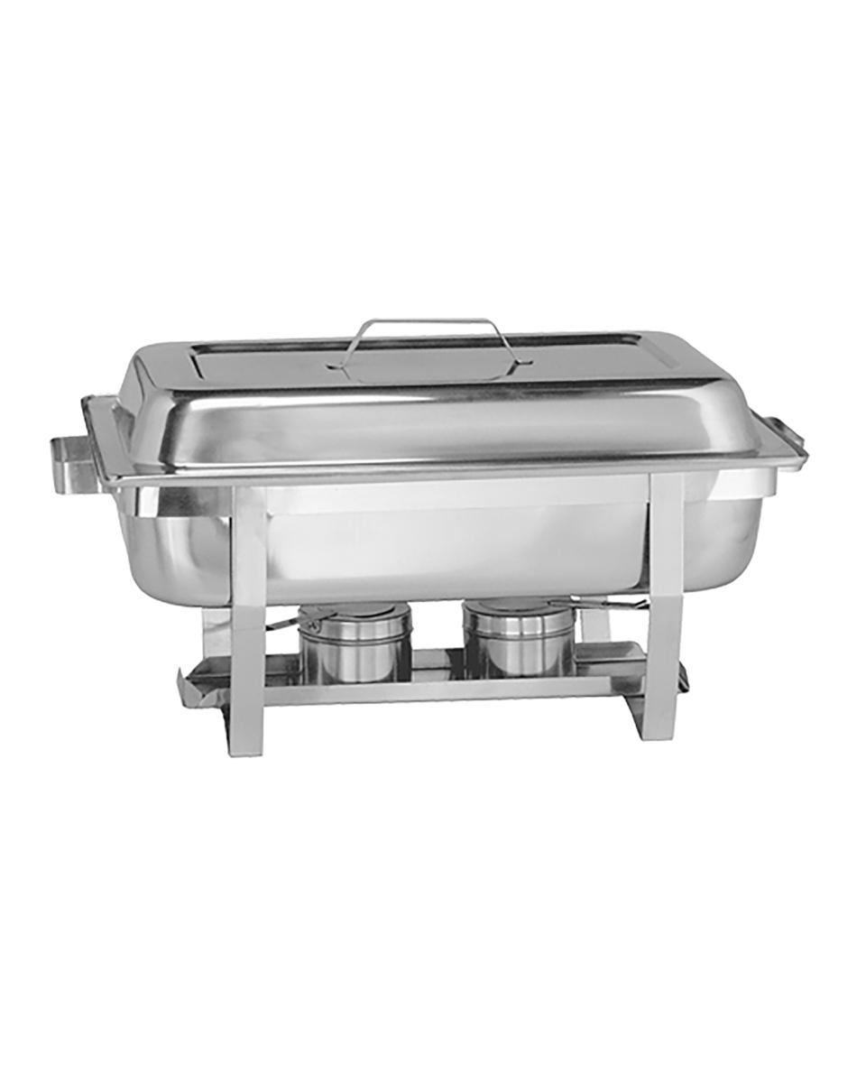 Chafing Dish - H 30.2 x 60.5 x 35.3 CM - 7 KG - RVS - MaxPro - 921125