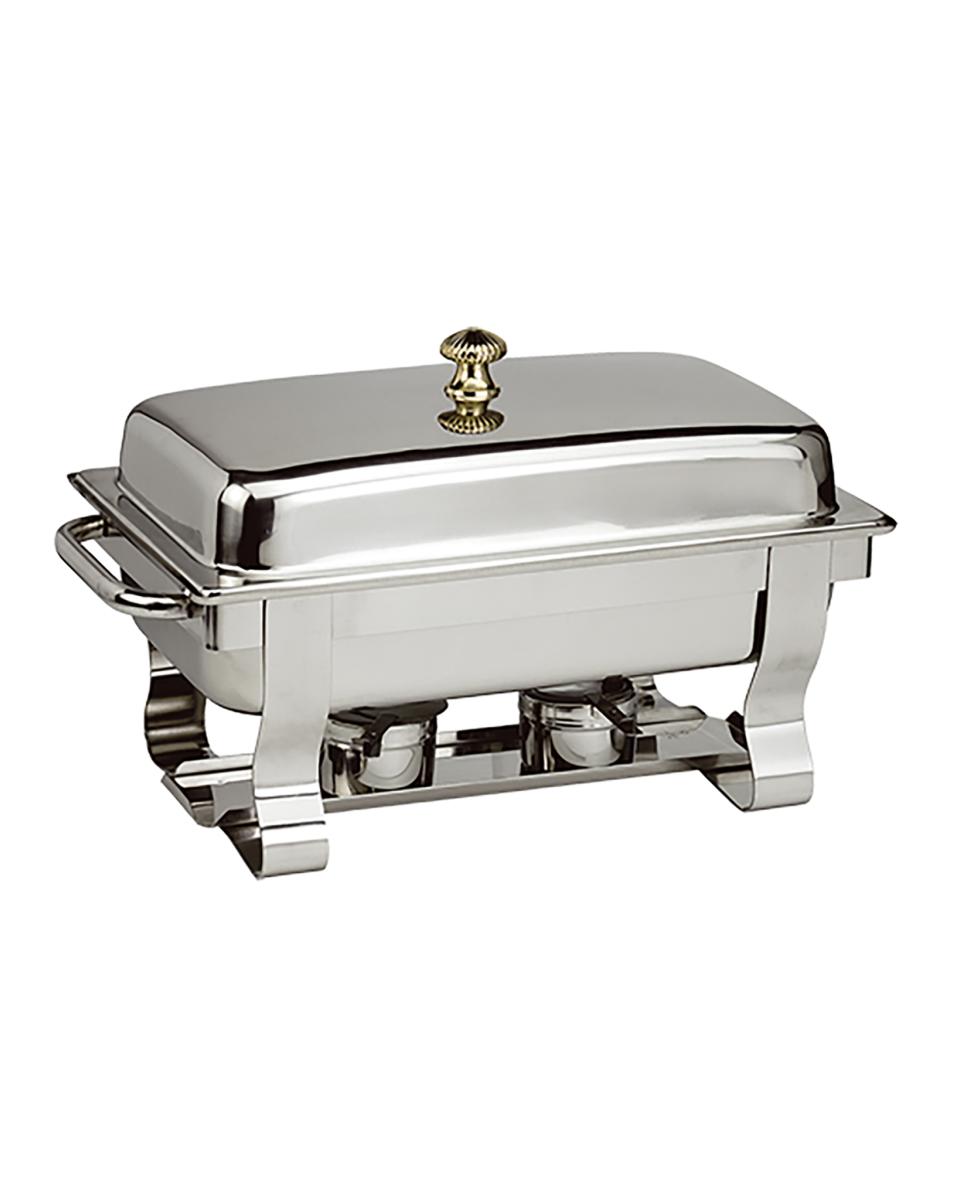 Chafing Dish - H 34.2 x 64.8 x 37.2 CM - 7 KG - RVS - MaxPro - 921150