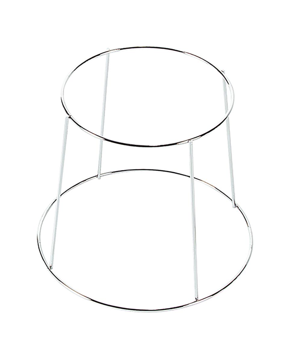 Standaard Fruit De Mer - H 20 CM - 0.223 KG - Ø25 CM - RVS - 930028