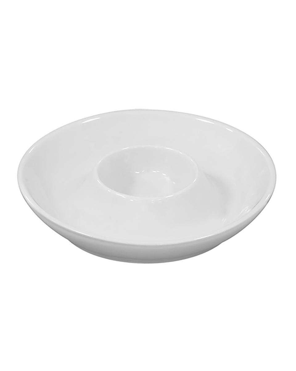 Eierdopje - 0.1 KG - Ø11 CM - Porselein - Wit - 931017
